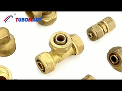 Acessórios de compressão de polietileno cruzados com certificação ISO