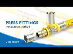 Acessórios de prensagem de polietileno de alumínio ISO17484 AS4176.8 Certificado