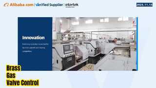 Válvula de gás de latão Tubomart /tubo/fábrica de acessórios