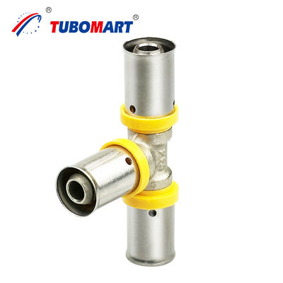 Pex Al Pex 90 graus Elbow Fittings 1/2 polegada Instalações de aquecimento de canalização