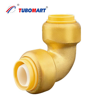 Instalação de canalização 1/2 Pex Quick Connect Fittings Lead Free Brass Push Fit Fitting