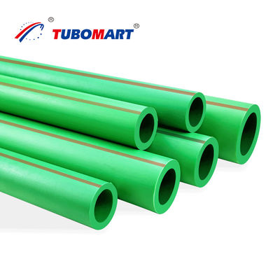 20 mm - 110 mm Tubo verde PPR Tubo de encanamento PPR de polipropileno de plástico