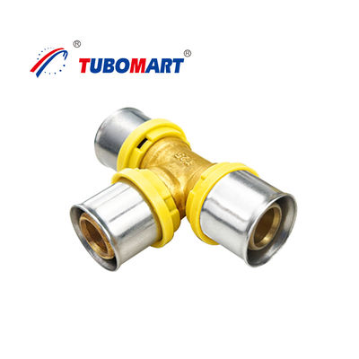 Pressão Pex Residencial Para Conectar Acessórios Com Material de Brass Natural