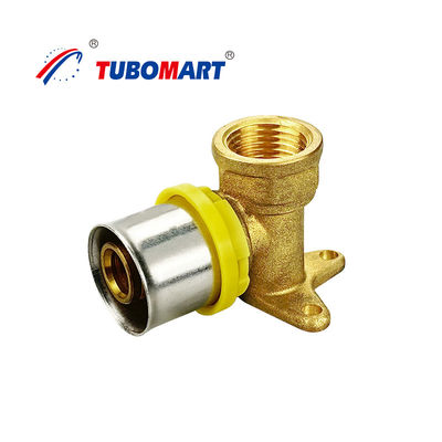 Conectores de tubos Pex de latão comerciais de 16 mm a 32 mm