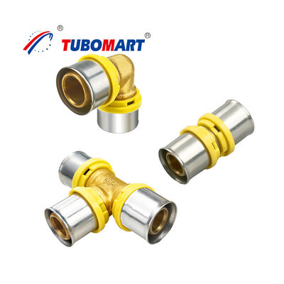 Fittings para prensas de perfis OEM TH de 16 mm a 32 mm para tubos multicamadas Pex-Al-Pex
