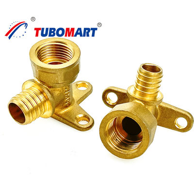 Acessórios deslizantes Pex revestidos de níquel 1/2 polegada BSP / NPT Tamanho Pressão máxima 200 Psi