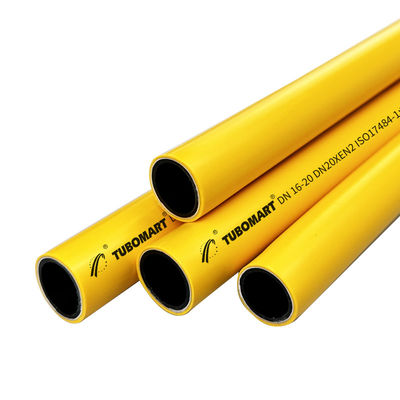 PEX AL amarelo PEX tubo de gás de 2,0 mm espessura ISO 17484-1:2006 AS4176.8-2010 padrão