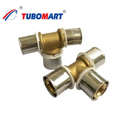 Hpn58-3 CW617N CW602N Pex Press Fittings Union Elbow Tee Pex Pipe Fitting
