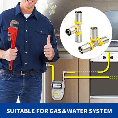 3/4 polegadas Industrial Press Plumbing Fittings PEX Tubing Compatibilidade