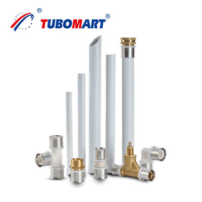 Distribuição de água potável Pex Al Pex Tubo composto Push To Connect Instalação