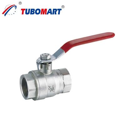 ODM Brass Gas Pipe Shut Off Valve personalizado com cor azul do cabo