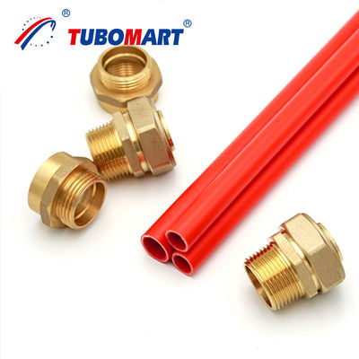 Alta temperatura PEX B Tubos acoplados Crimp Acoplamento Empurrar Acoplamento ISO9001