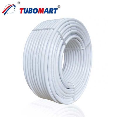 Tubo Pex AL Branco 0,19 - 0,35 mm Espessura Push To Connect Tubos resistentes à corrosão