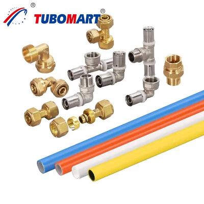 Sistema de tubulação de alumínio Pex personalizado Diâmetro externo 16 mm - 32 mm