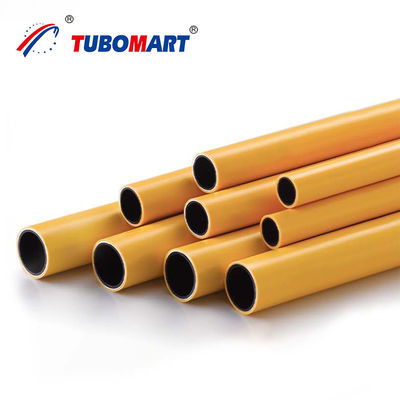 OEM Lpg Gas Pipe 16-32MM Pex Al Gas Pipes Yellow Aluminum Pipe Para Lpg Gas