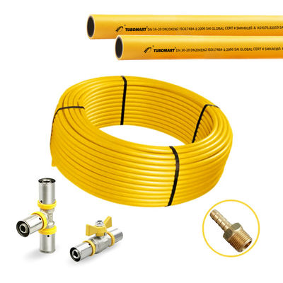 Boa vedação Customizado 100m/rolo Pex Al tubos de gás PEX Alumínio tubo de gás Sistema OEM