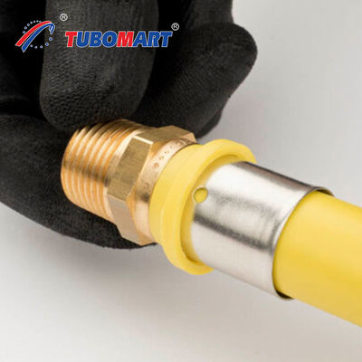 Tubomart Gas natural personalizado PEX Acessórios de tubos PEX AL PEX Acessórios de tubos de latão