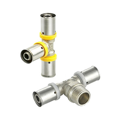 Fittings de prensagem de tubos de gás CW614N - para instalação de encanamento fácil ISO 9001 Certificado OEM/ODM
