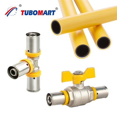 Brass GAS PEX AL PEX Tubos de pressão de acessórios para personalização OEM ISO certificado OEM
