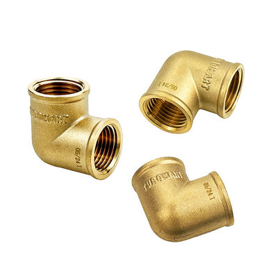 Fábrica a granel de cobre completo Figura de cotovelo feminino Figura deslizante para tubos de água de encanamento Pex