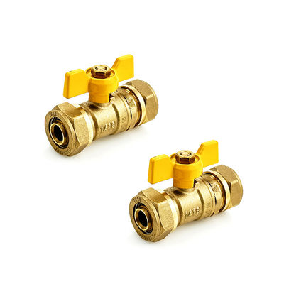 Acessórios de cobre para gás e água Pex tubos de compressão Acessórios de gás sistema