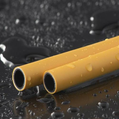 50 anos de garantia Pex Al Pex Gas Pipe For Gas ISO17484/AS4176/NSF14 Certificado personalizado Branco / Laranja / Amarelo
