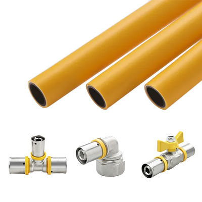 Tubo PEX AL PEX de parede de 2-3 mm com resistência à corrosão e fácil ligação por empurrão