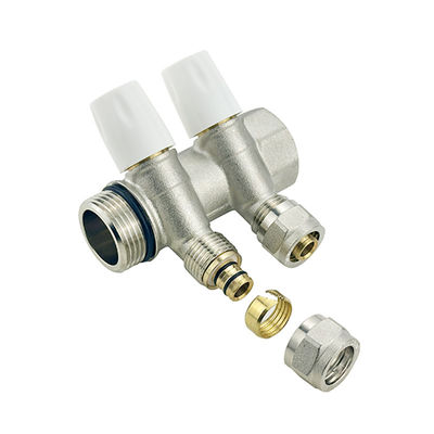 Personalizado 2/3 /4/5/6 Way Stainless Steel Plumbing Manifold Sistema de aquecimento de piso Manifold de água de latão
