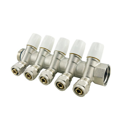 Aquecimento do chão Brass Pex Manifold Resistente à água Flexível Durável Resistente ao fogo Fácil instalação