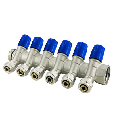 Tamanho personalizado Válvula de distribuição de água de aquecimento Manifold Pex Manifold Conecte-se com tubo Pex