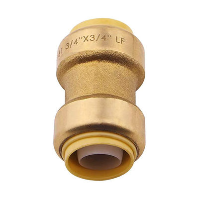 Tubomart fabrica acessórios de encanamento 16mm picada de tubarão acessório de latão tubo rápido conector todos os tipos de acessórios latão
