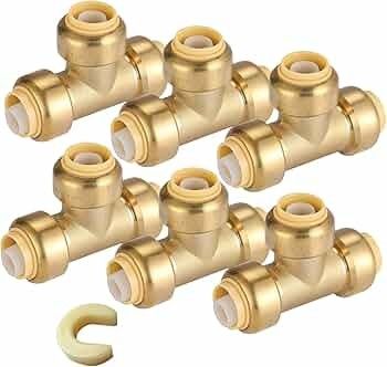 Tubos de latão ISO e PEX Compativeis com Pex em acessórios para fácil instalação