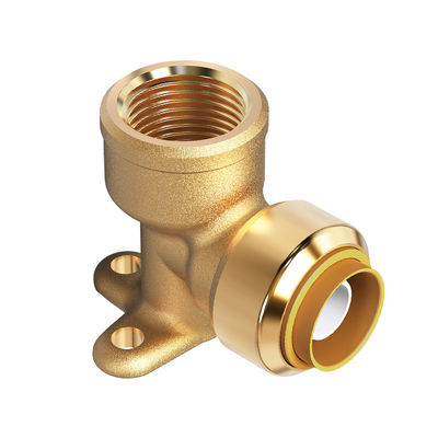 Acessórios removíveis Pex Push Fittings Plumbing Quick Release Bite Fittings Brass Equal Coupling Connector Pushfit Fitting para tubo de água Pex