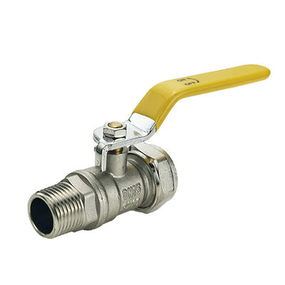 Tubomart OEM 1/4 válvula de esferas de latão manobrada suporte personalizável para sistema de gás
