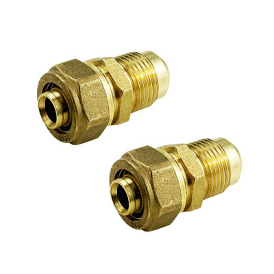 Fittings de compressão de Pex certificados ISO17484-1/AS4176.8 para tubos Pex Al Pex 18*1/2
