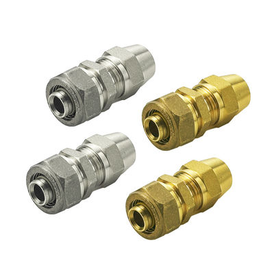 Tubos 3/8 polegadas Flare X 3/8 polegadas Homem NPT Brass Half-Union Adaptador de gás 3/8 '' Homem Flare para 3/8' NPT Propano Fittings