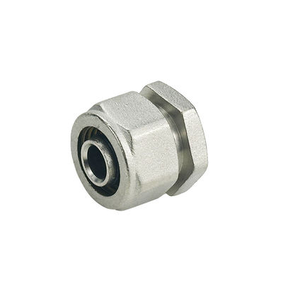 Acessórios de compressão de Pex de cor de latão ou revestidos de níquel para Pex Al Pex ISO17484-1/AS4176.8 Certificado NPT/BSP Tipo de fio