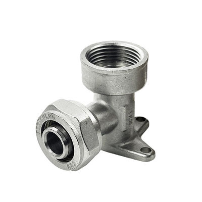 Tubomart OEM Varejo a Retalho 16mm 20mm Pex Pipe Copper Fit Compression Brass Fittings para sistema de encanamento de gás