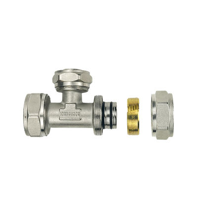 Customization OEM Fábrica Pex seguro e durável acessórios de compressão em acabamento de cromo para fácil instalação