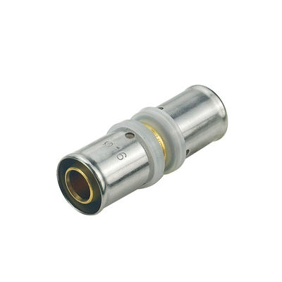 Suporte personalizado OEM Pex Press Fittings para Pex Al Pex Pipe And Pex Pipe Brass Natural Cor e personalizado Para sistema de aquecimento do chão