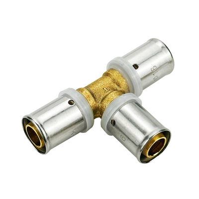 Planejamento Homem Tee Brass Press Fittings Multilayer Pex Pert Pipe Press Fitting Watermark
