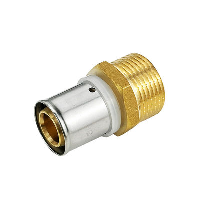 Venda em quente OEM Customizado Pex Pipe Press Fitting com Brass Natural Cor CE Certificação