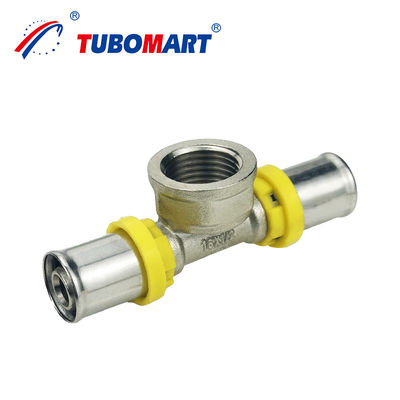 Venda a quente TH+U Press Fittings de aço inoxidável 304 macho acoplamento de acoplamento para sistema de tubulação de gás de água