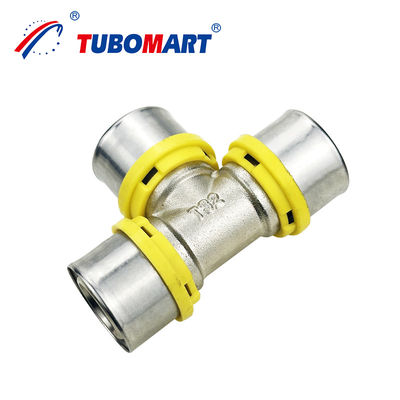 Acessórios de prensagem de latão de tipo TH 16-32 mm Tamanhos para sistema de gás natural U e universal TH&U*H&F&RF