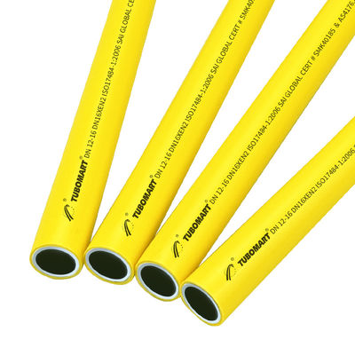 Tubo amarelo de alta pressão de 16-32 mm PEX-AL-PEX Tubo para sistema de gás de água Tubo composto