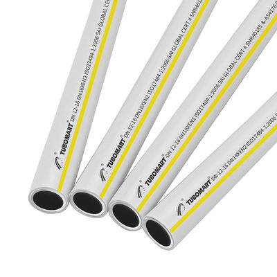 Tubo de gás PEX-AL-PEX OEM da TUBOMART ISO17484 Tubo PAP multicamadas para sistema de gás de aquecimento 16-32mm