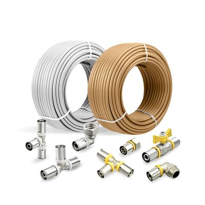Gás de aquecimento de piso por atacado Pex Al Pex Tubo de encanamento de plástico 16-32MM PEX Al PEX Tubo composto