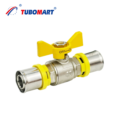 Instalação Fácil 12mm 16mm 25mm 32mm AS4174 Sistema de Gás Abastecimento de Água Conexão de Tubo de Latão Tipo TH Conexão de Encanamento de Gás Pressão