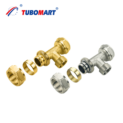 Pex Al Pex Conexão Com Material CW602N Pex Acessórios de Compressão Para Sistema de Gás