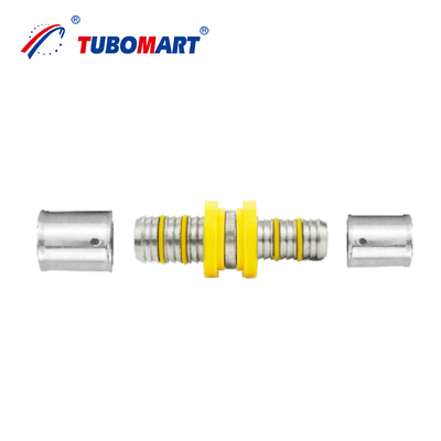 Atacado OEM ISO Certificado Material de Encanamento Cobre Conexões de Tubo PEX Cotovelo Igual Tee Acoplamento Gás PEX Conexão de Pressão